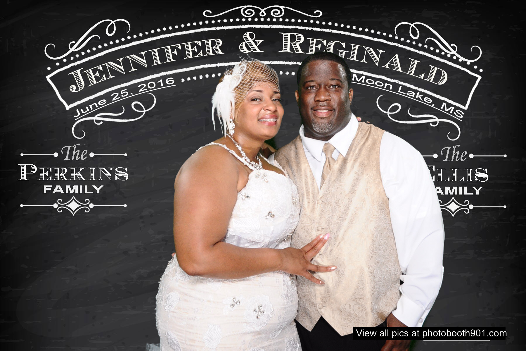Wedding Chalkboard Photo Booth Memphis