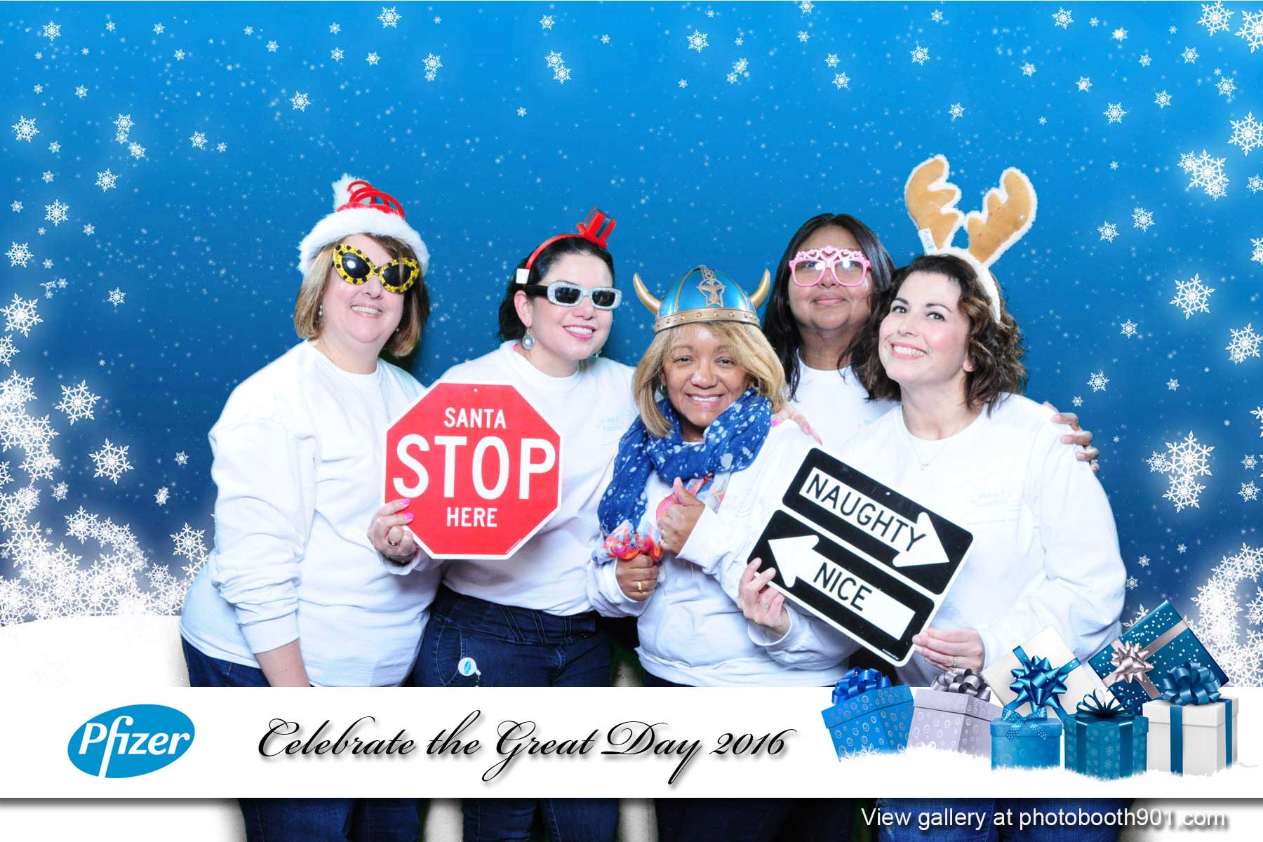 Photo booth at Pfizer Great Day Celebration