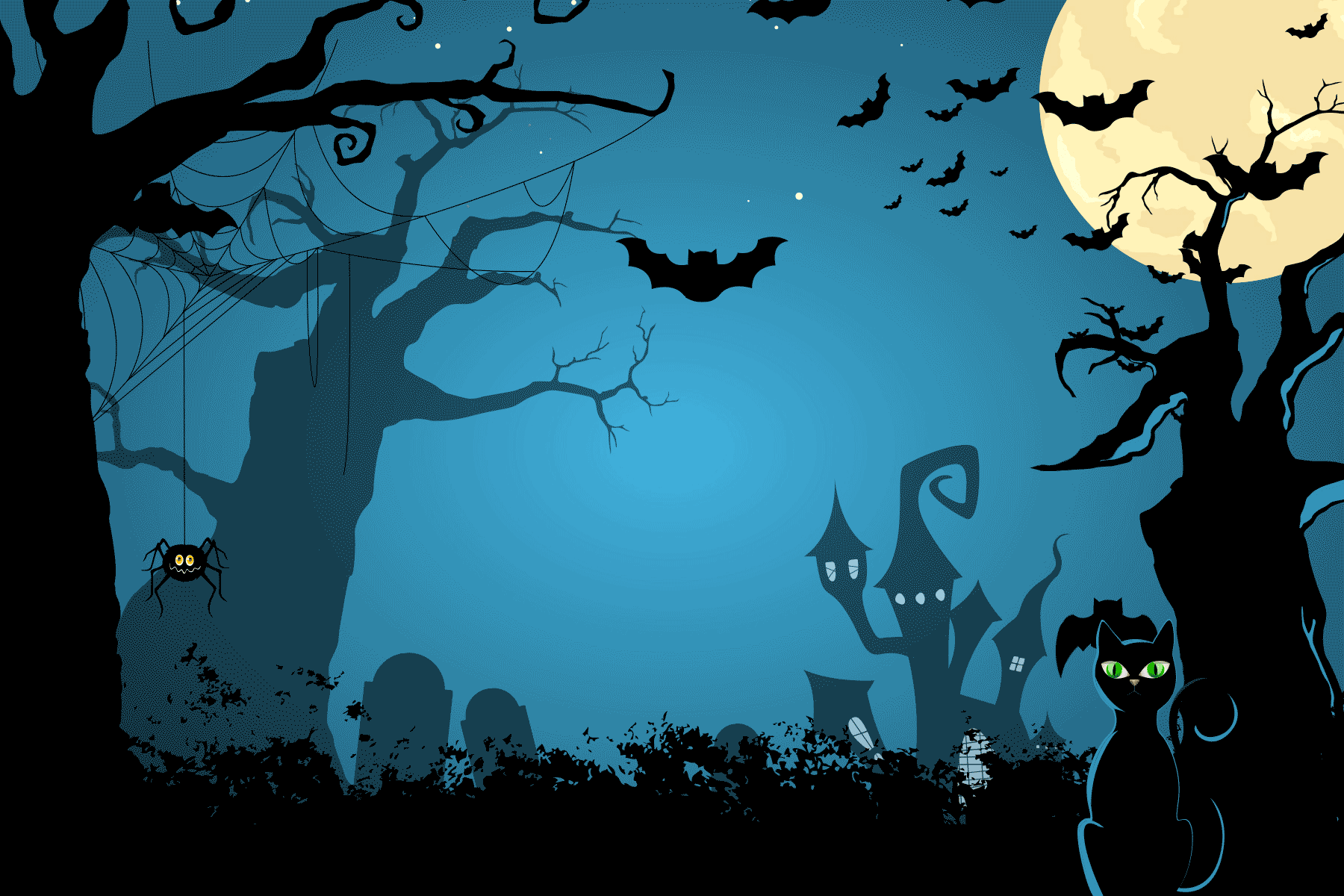 Halloween zoom background - rusgarry